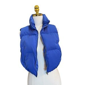 Altar’d State Puffer Vest Vibrant Blue / Size M / NWT